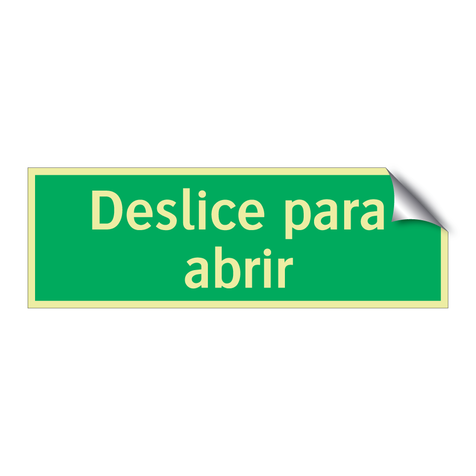 Deslice para abrir