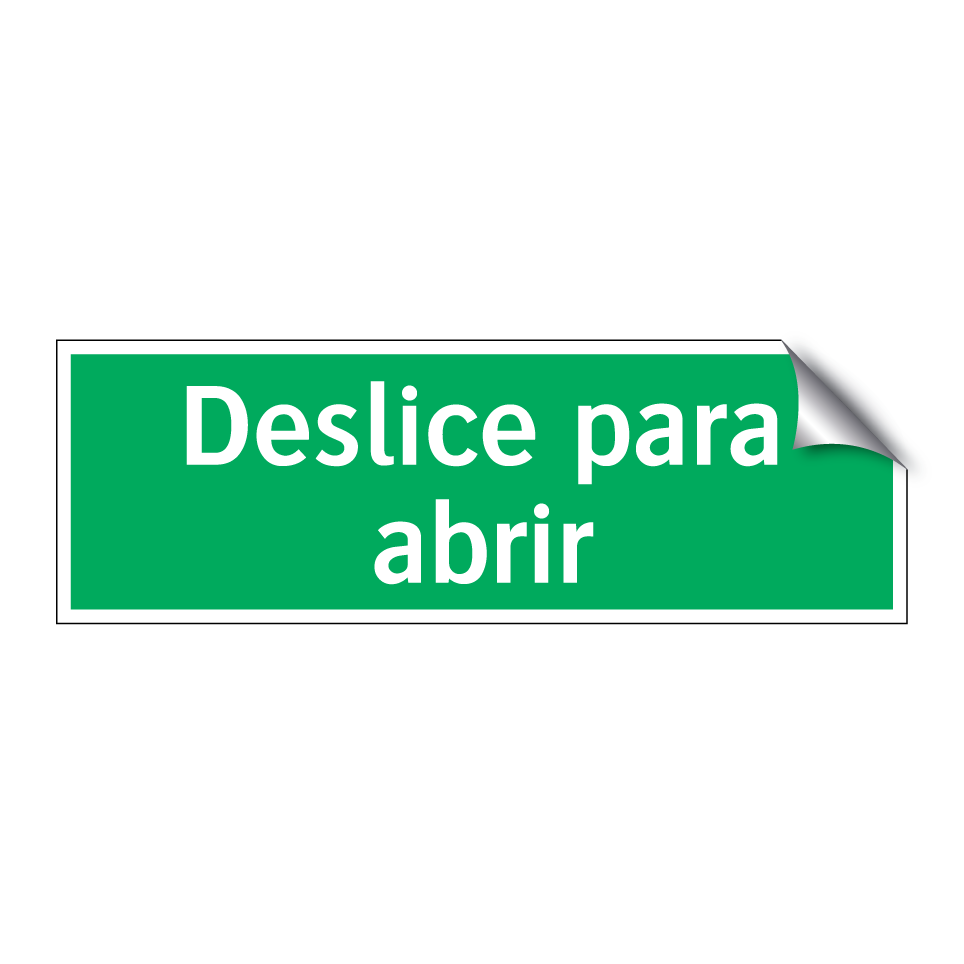 Deslice para abrir