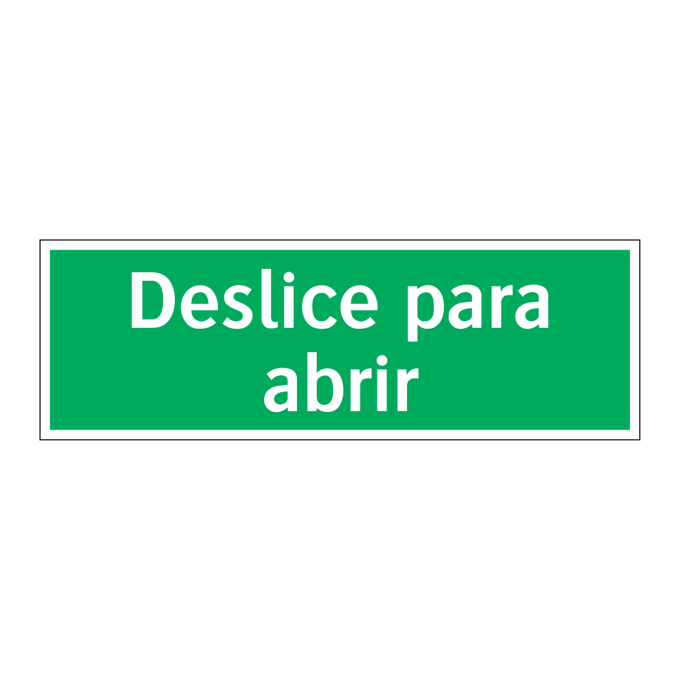 Deslice para abrir