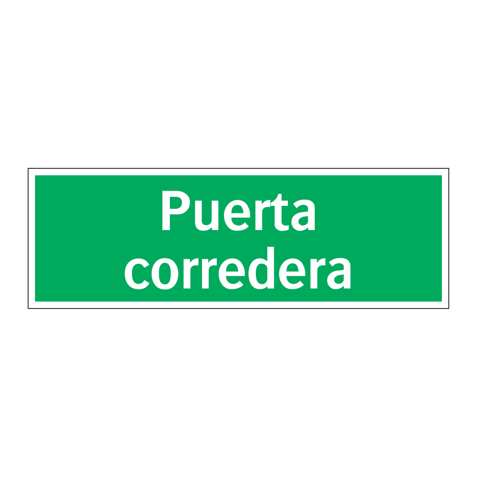 Puerta corredera