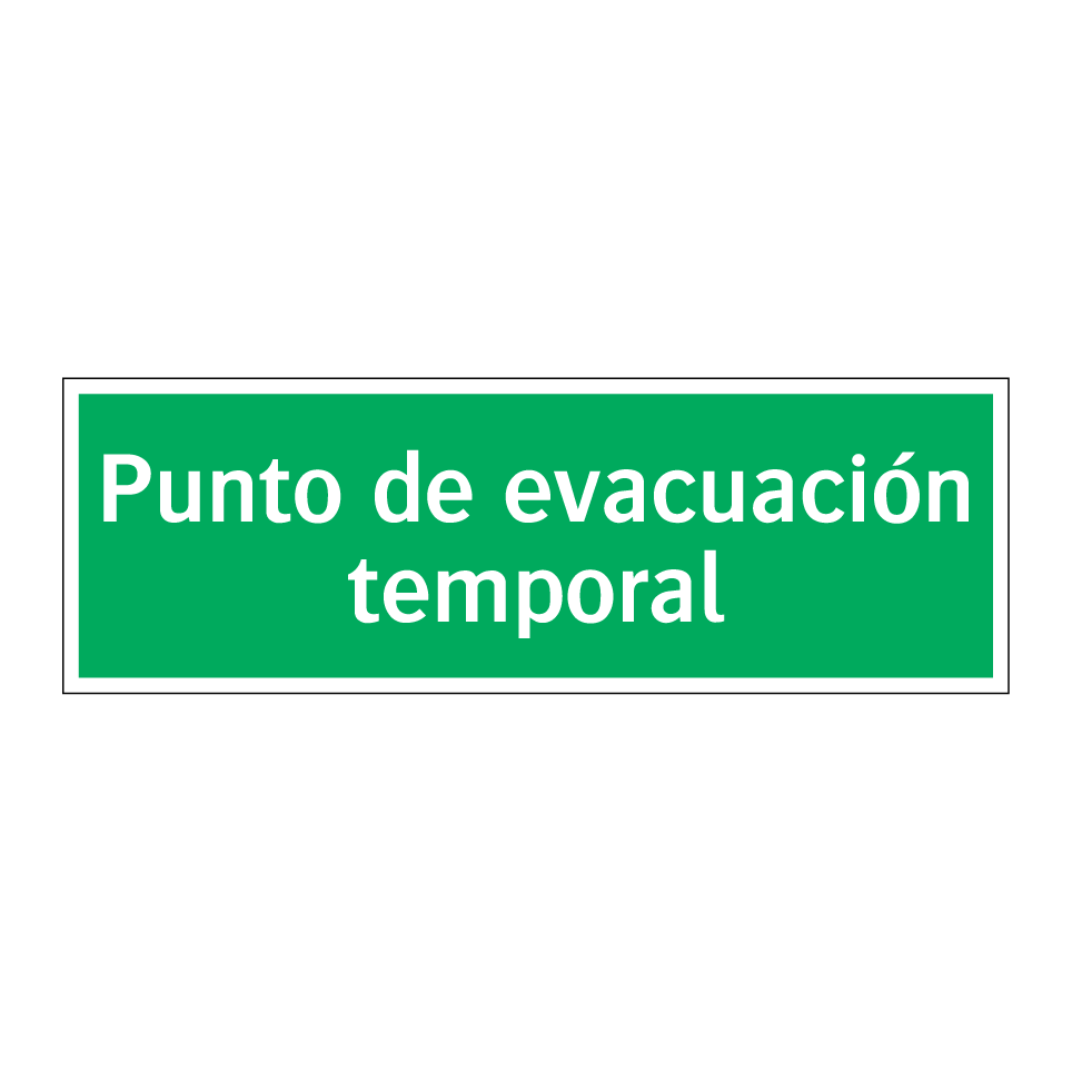 Punto de evacuación temporal