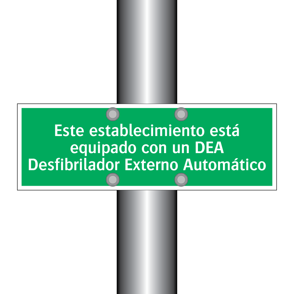 Este establecimiento está equipado con un DEA Desfibrilador Externo Automático
