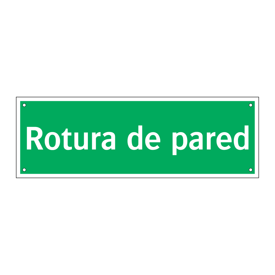 Rotura de pared