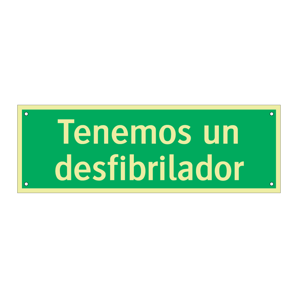 Tenemos un desfibrilador