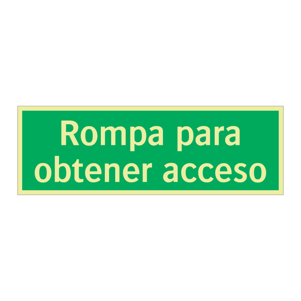 Rompa para obtener acceso