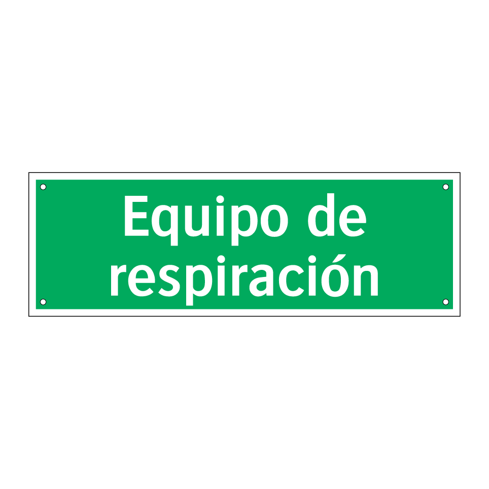 Equipo de respiración