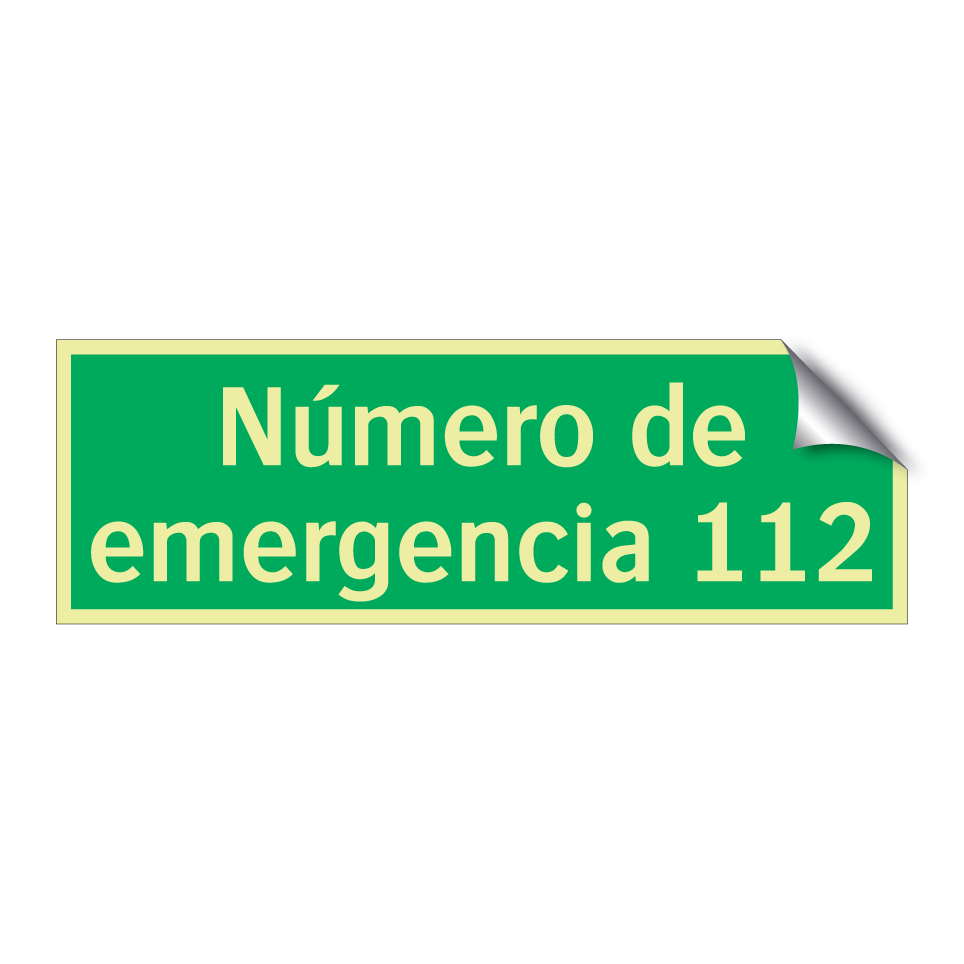 Número de emergencia 112