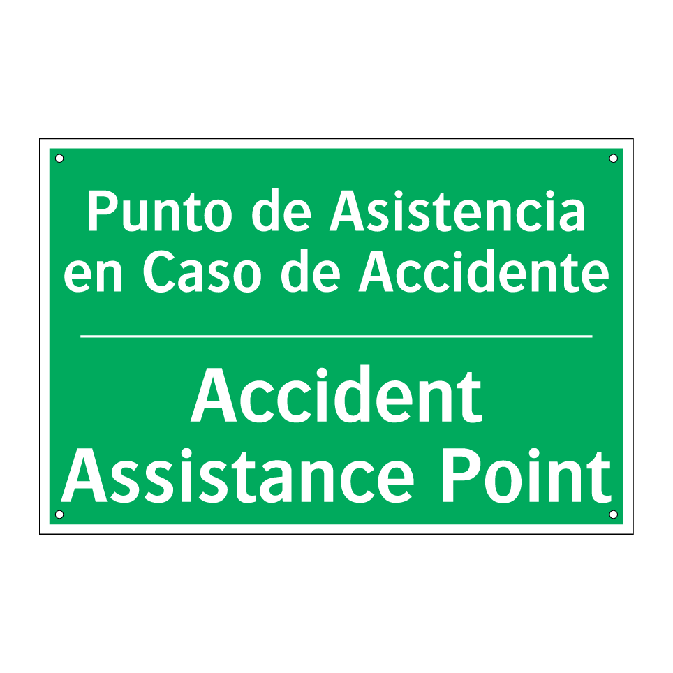 Punto de Asistencia en Caso /.../ - Accident Assistance Point