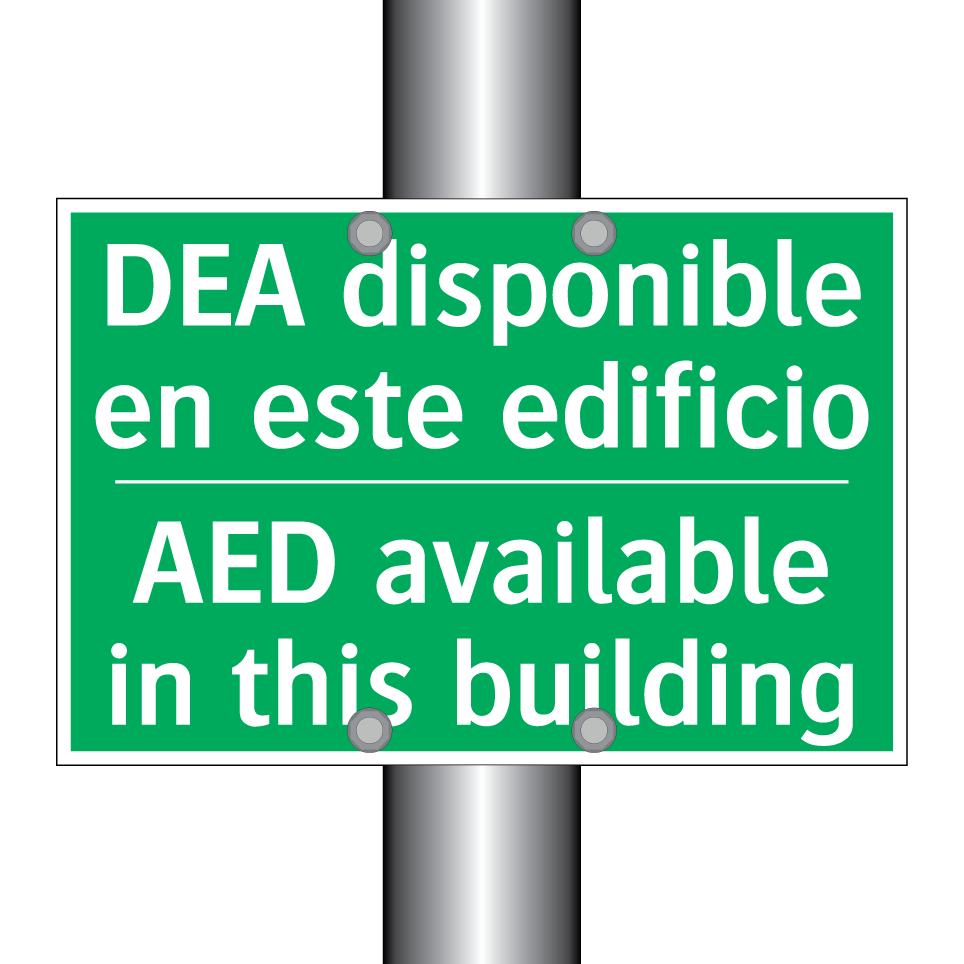 DEA disponible en este /.../ - AED available in this building