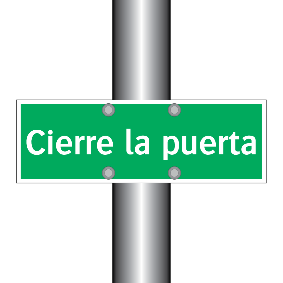 Cierre la puerta
