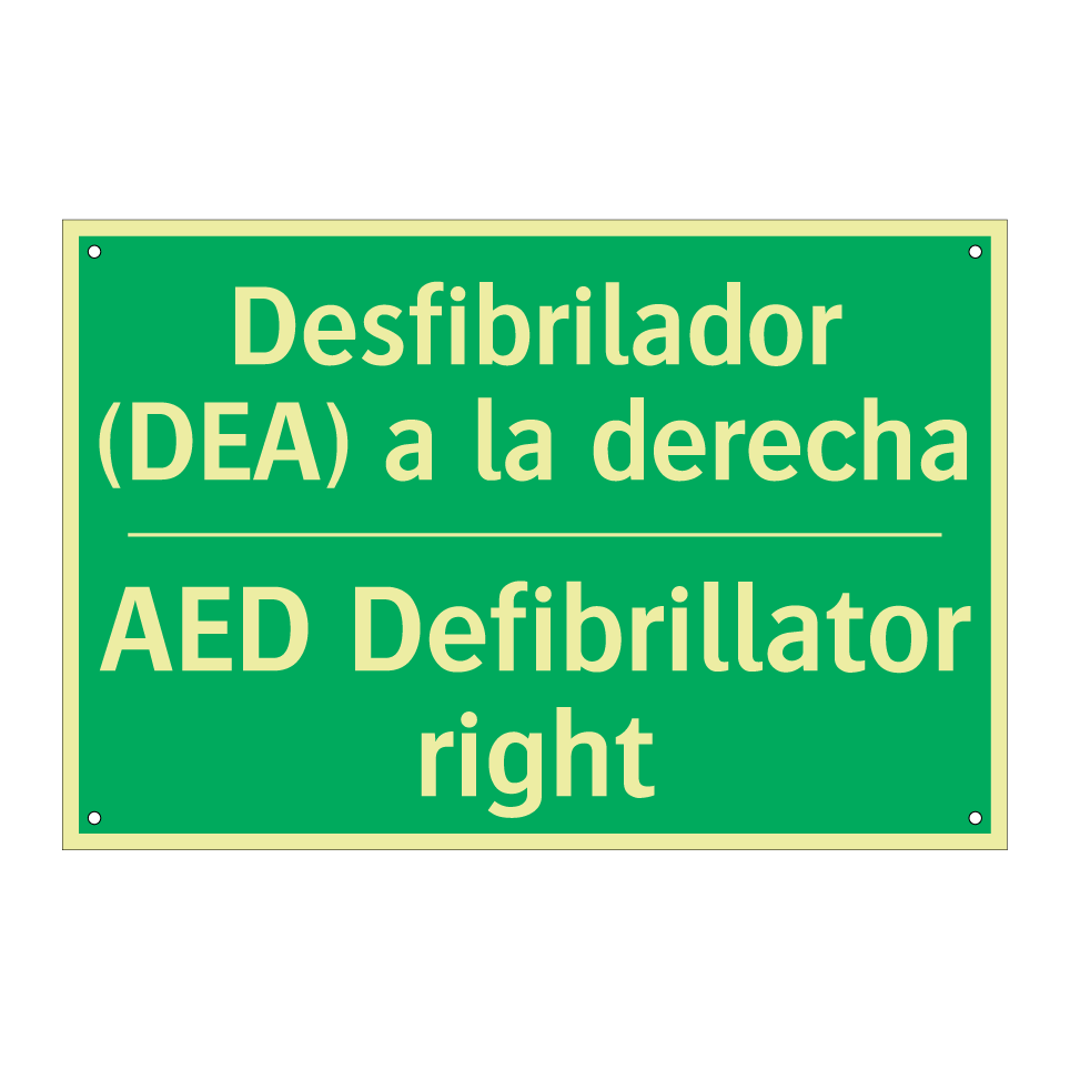 Desfibrilador (DEA) a la /.../ - AED Defibrillator right