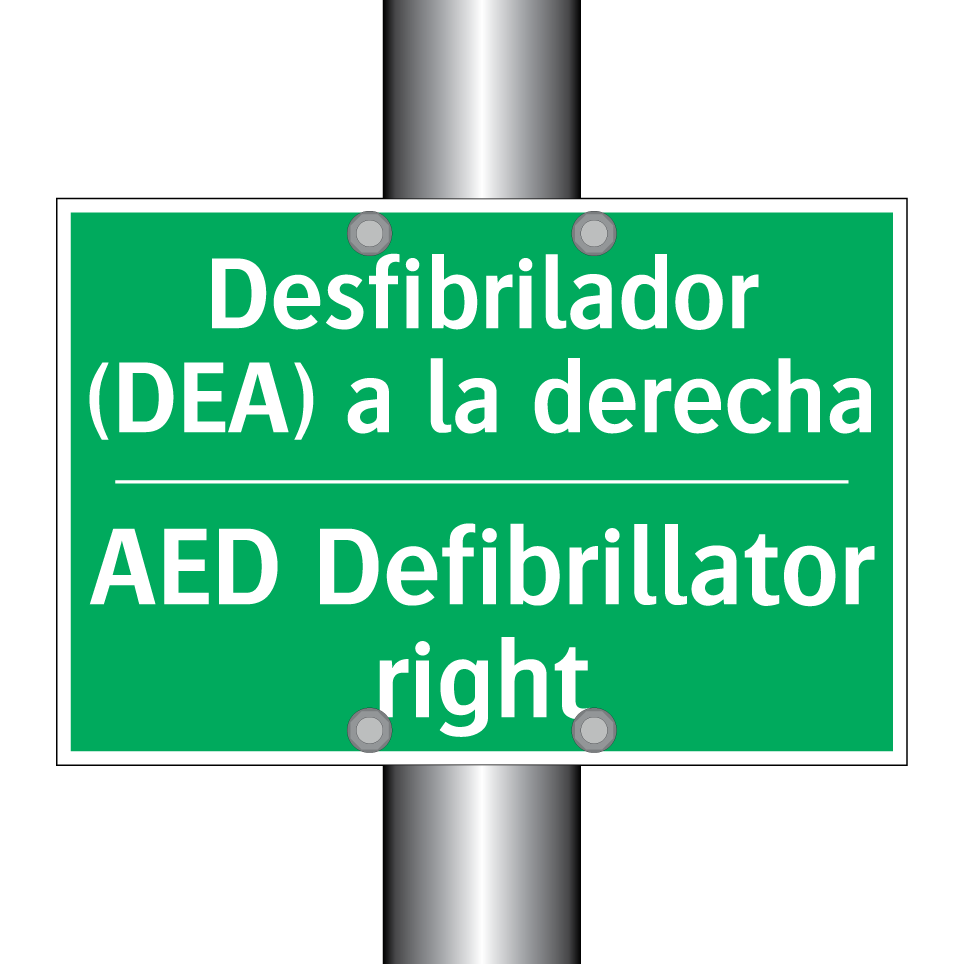 Desfibrilador (DEA) a la /.../ - AED Defibrillator right