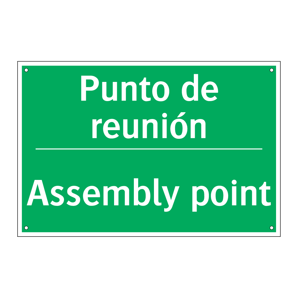 Punto de reunión - Assembly point