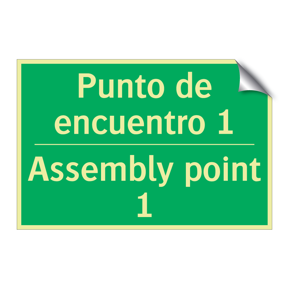 Punto de encuentro 1 - Assembly point 1