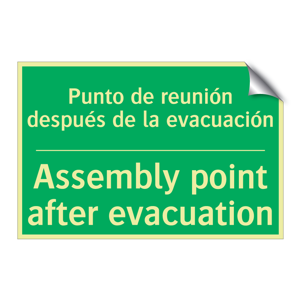 Punto de reunión después de /.../ - Assembly point after /.../