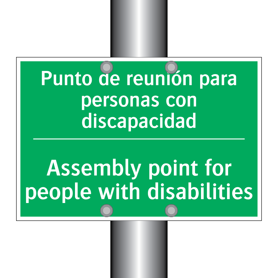 Punto de reunión para /.../ - Assembly point for people /.../