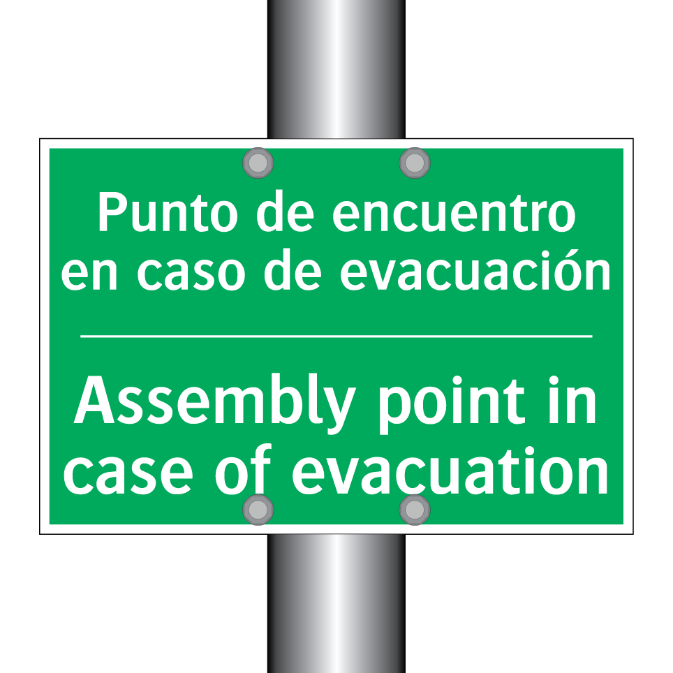Punto de encuentro en caso de /.../ - Assembly point in case of /.../