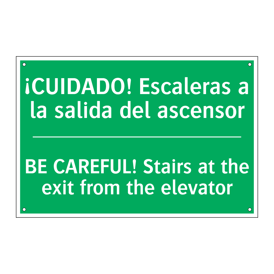 ¡CUIDADO! Escaleras a la /.../ - BE CAREFUL! Stairs at the /.../