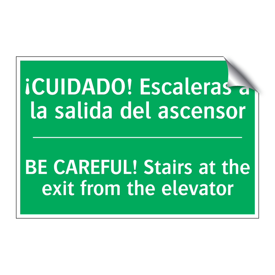 ¡CUIDADO! Escaleras a la /.../ - BE CAREFUL! Stairs at the /.../