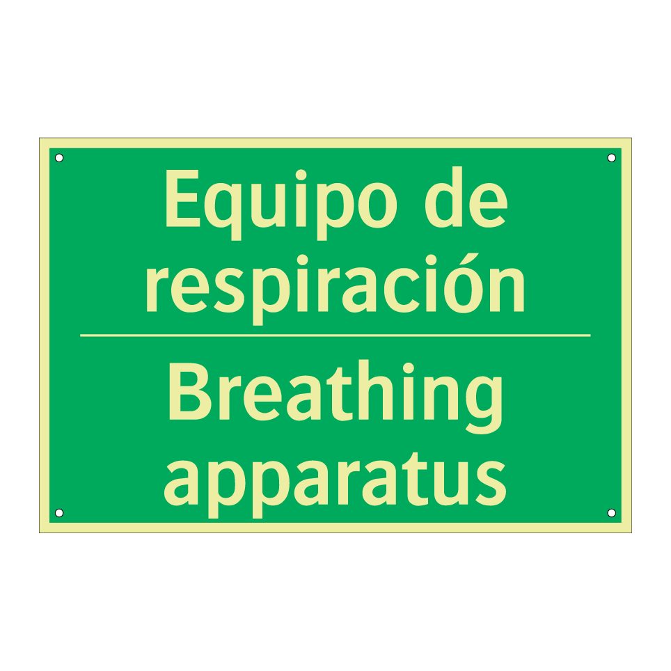 Equipo de respiración - Breathing apparatus
