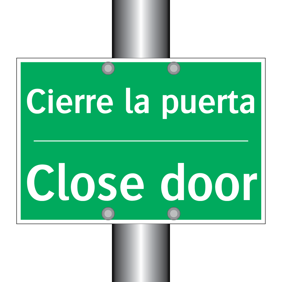 Cierre la puerta - Close door