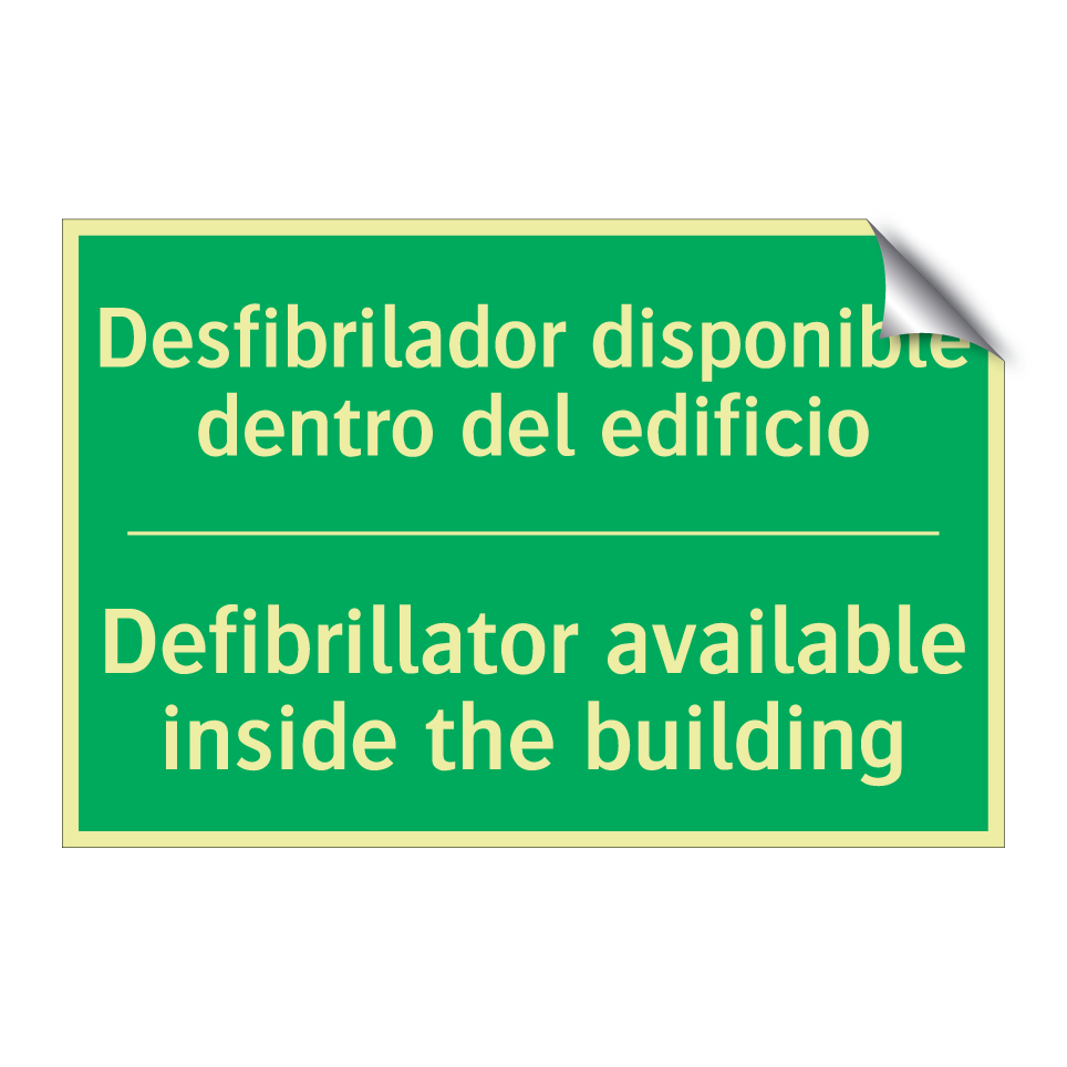 Desfibrilador disponible /.../ - Defibrillator available /.../