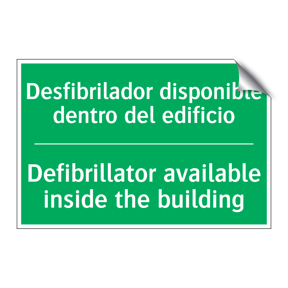 Desfibrilador disponible /.../ - Defibrillator available /.../