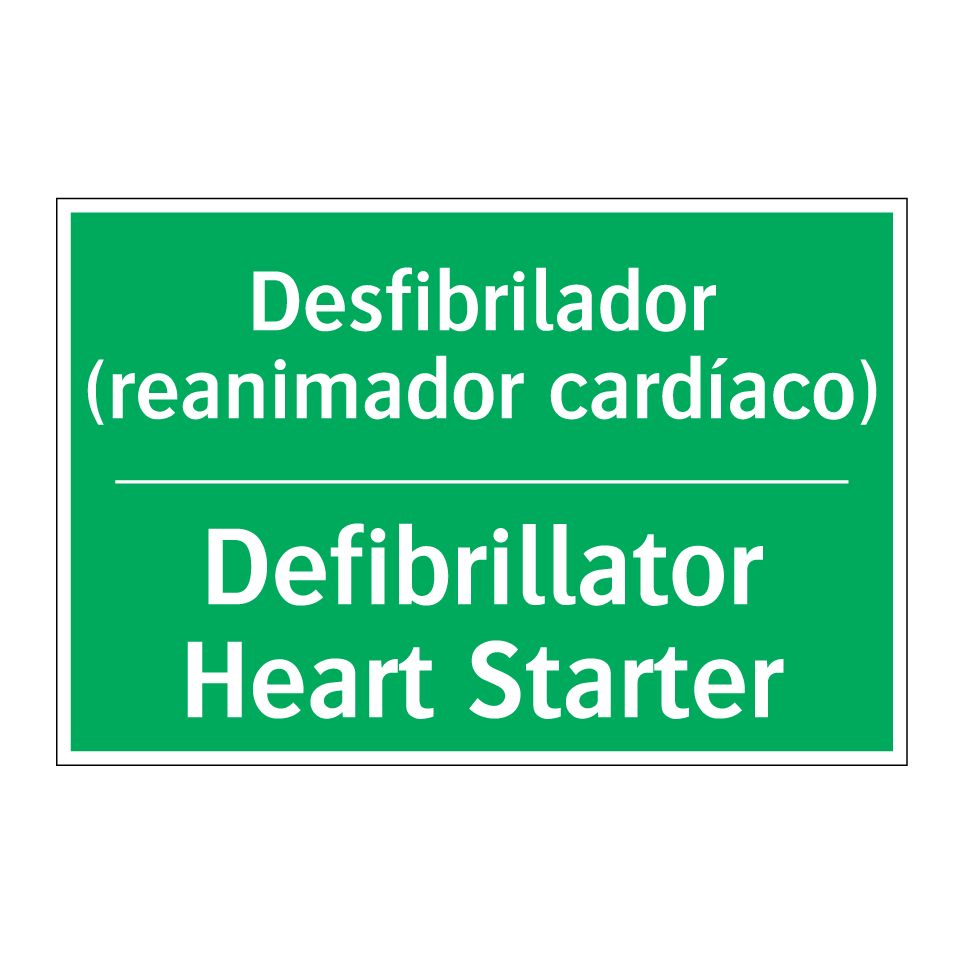 Desfibrilador (reanimador /.../ - Defibrillator Heart Starter