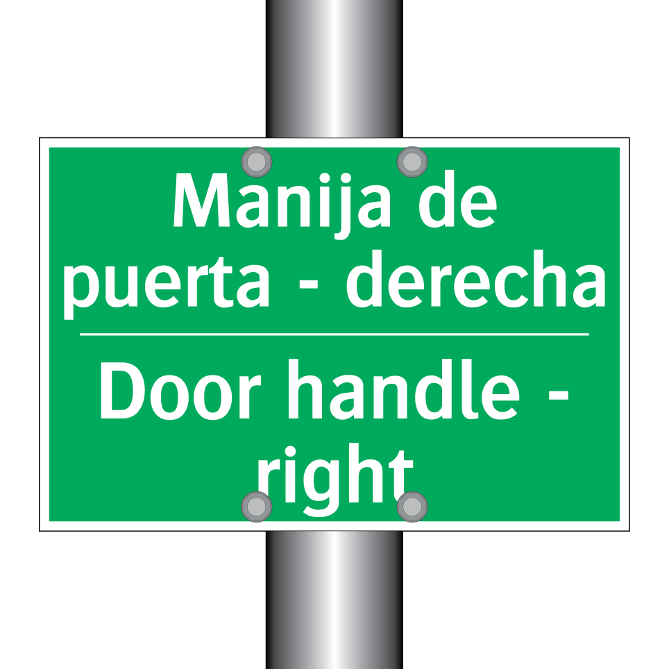 Manija de puerta - derecha - Door handle - right