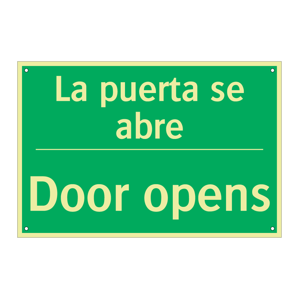 La puerta se abre - Door opens