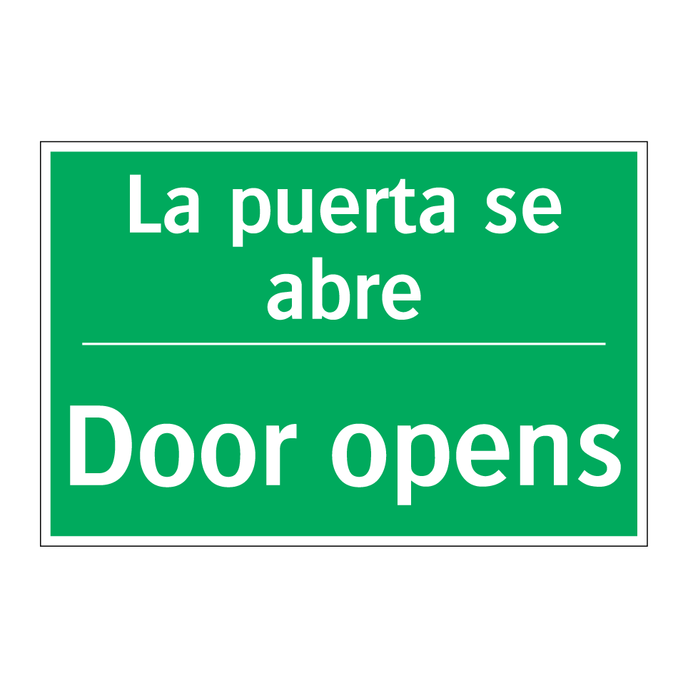 La puerta se abre - Door opens