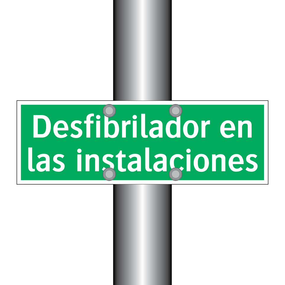 Desfibrilador en las instalaciones