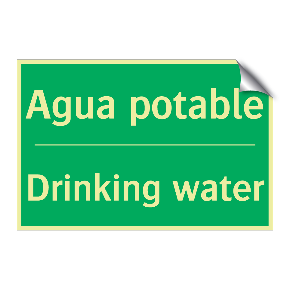 Agua potable - Drinking water