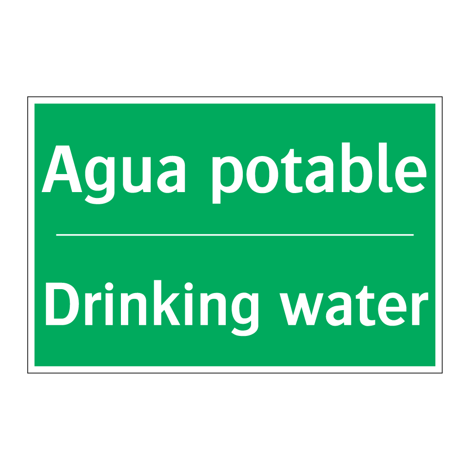 Agua potable - Drinking water