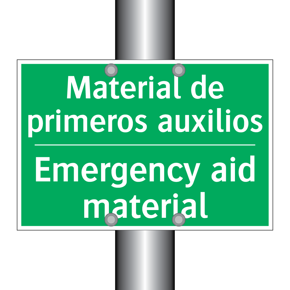 Material de primeros auxilios - Emergency aid material