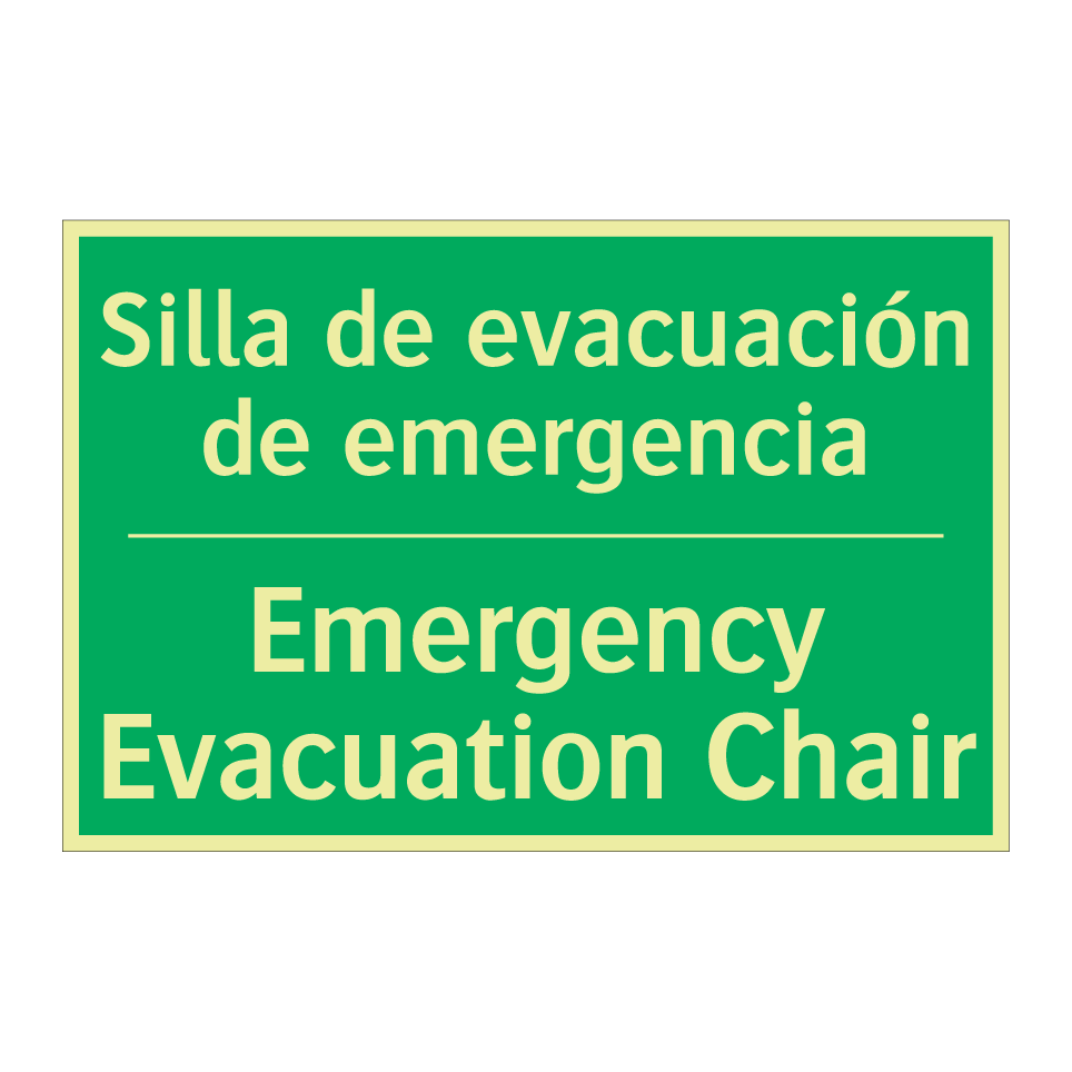 Silla de evacuación de /.../ - Emergency Evacuation Chair