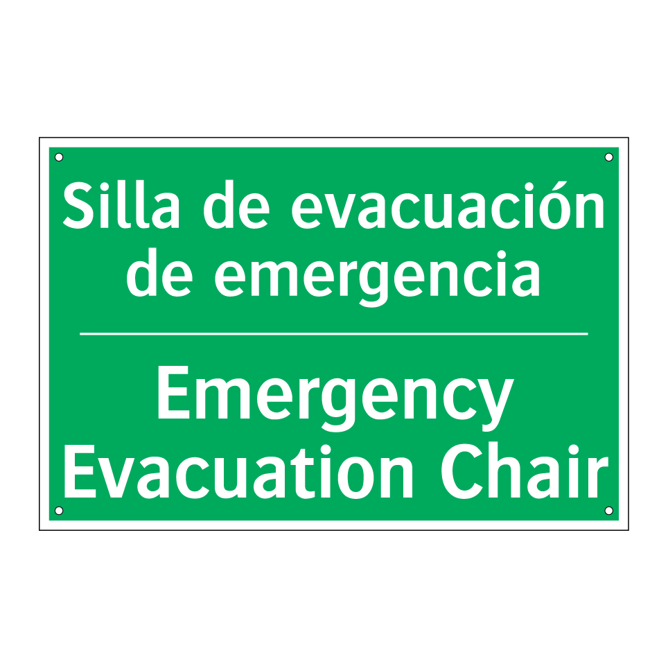 Silla de evacuación de /.../ - Emergency Evacuation Chair