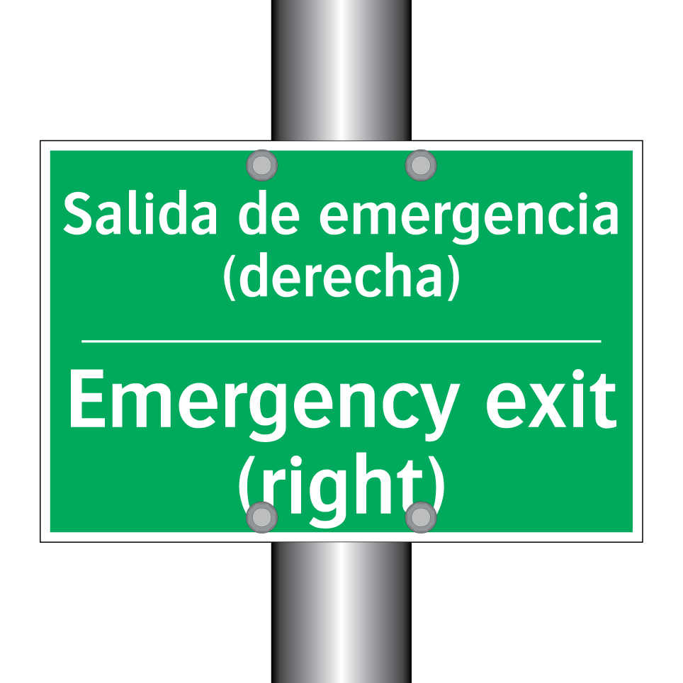 Salida de emergencia (derecha) - Emergency exit (right)