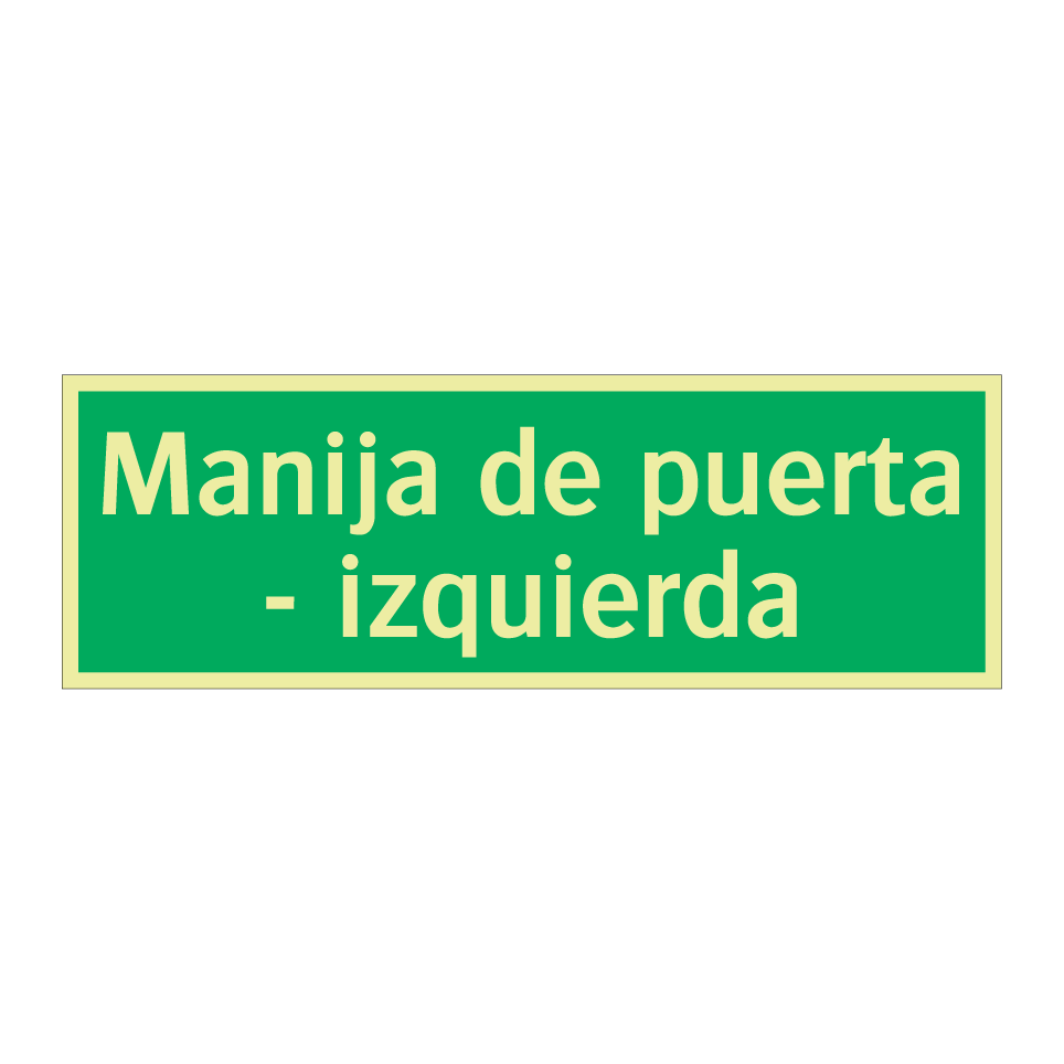 Manija de puerta - izquierda