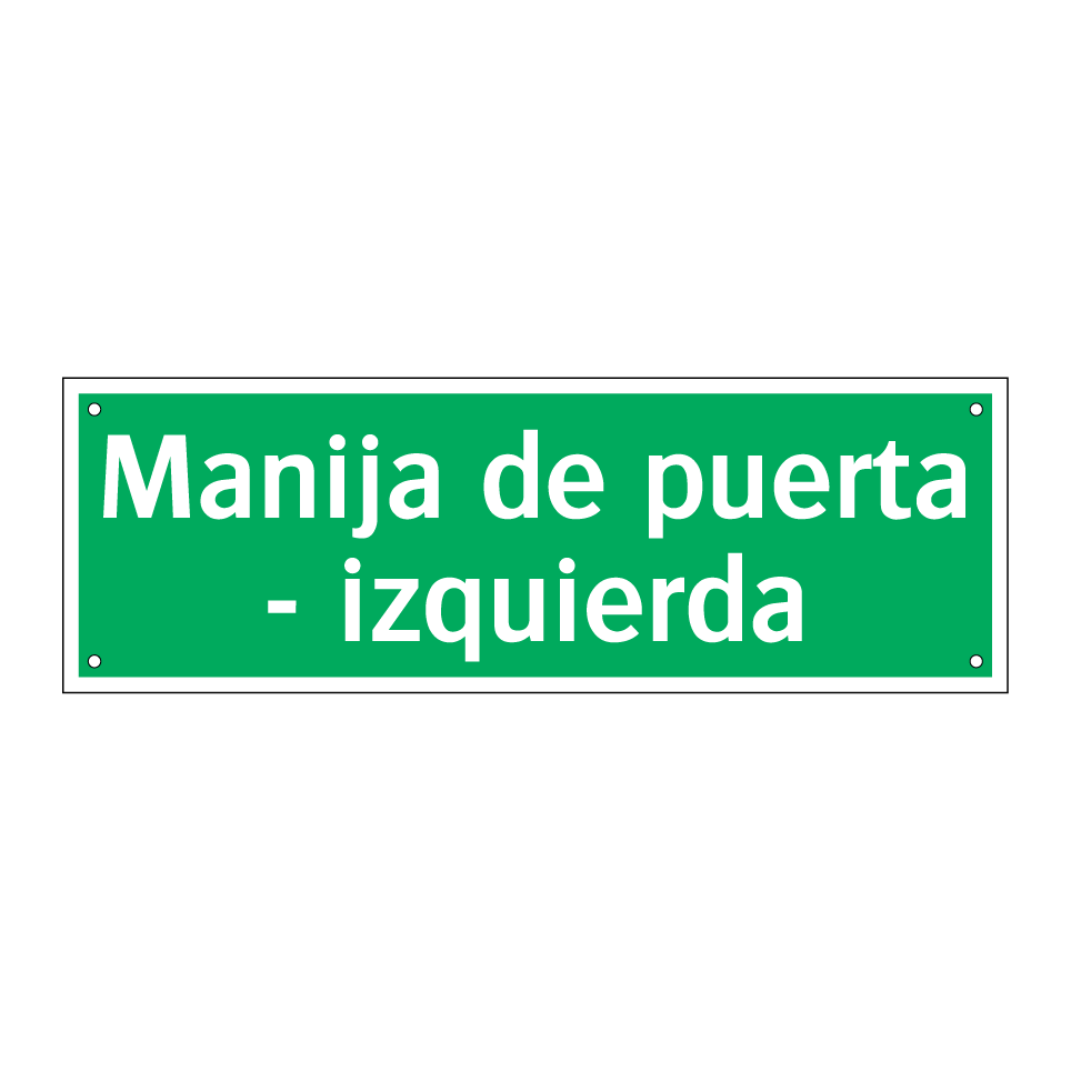 Manija de puerta - izquierda