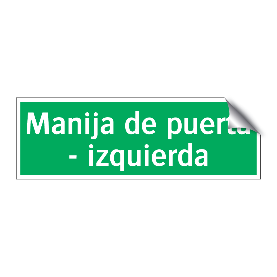 Manija de puerta - izquierda