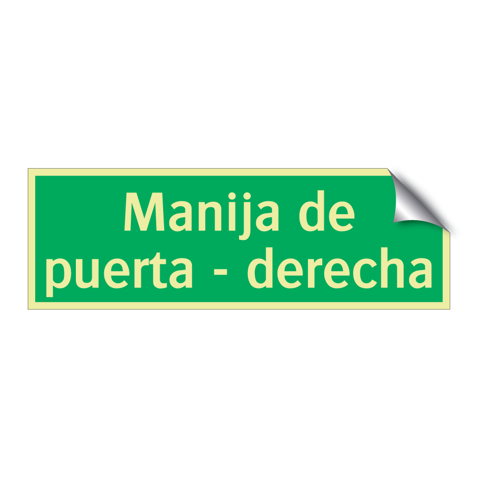 Manija de puerta - derecha