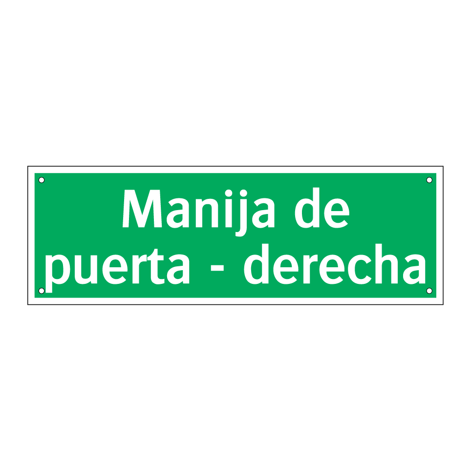 Manija de puerta - derecha