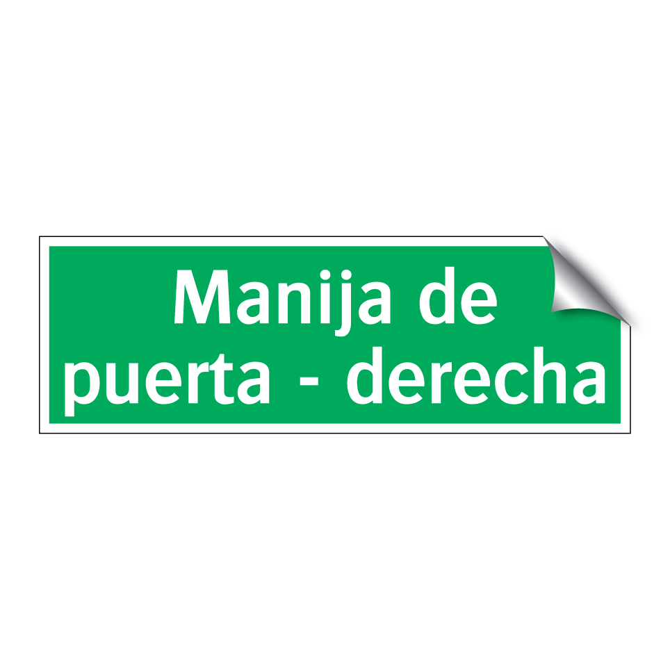 Manija de puerta - derecha