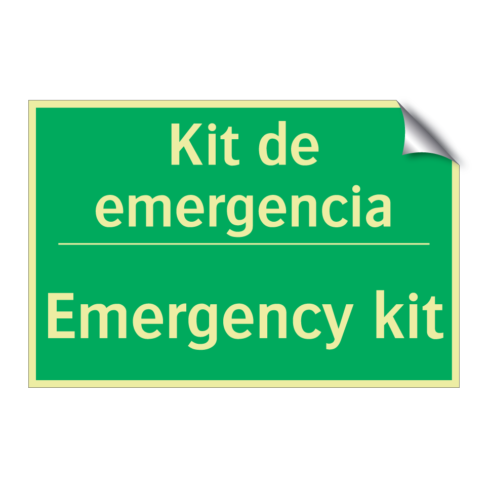 Kit de emergencia - Emergency kit