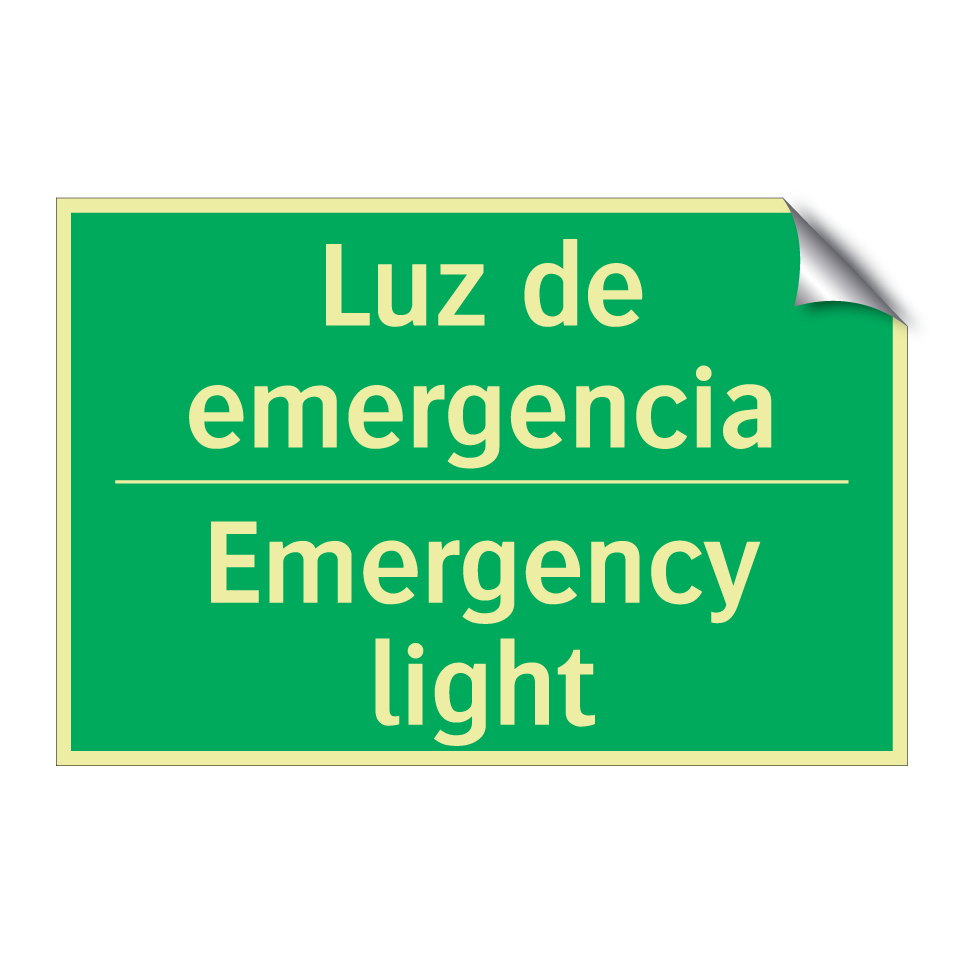 Luz de emergencia - Emergency light