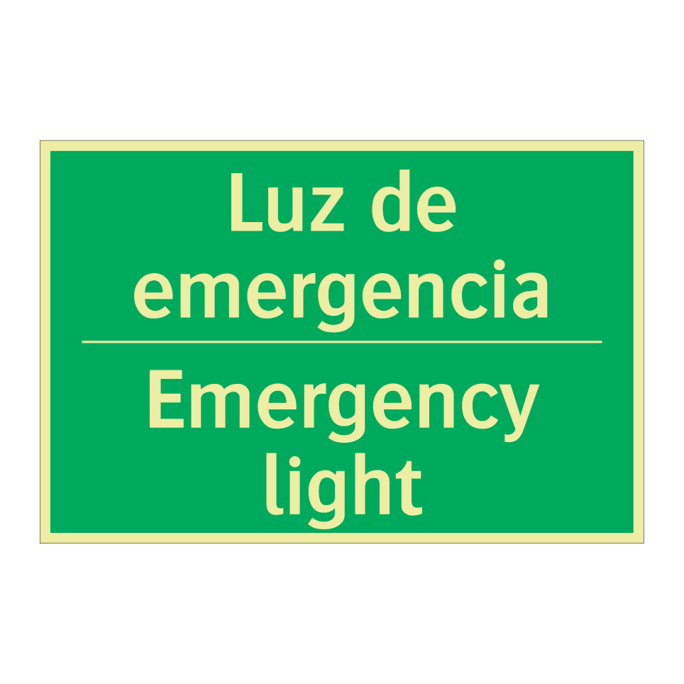 Luz de emergencia - Emergency light