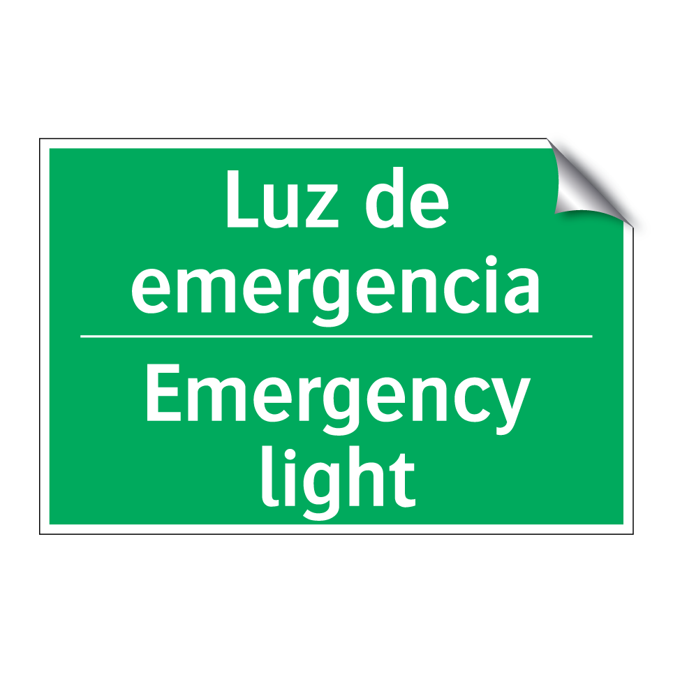 Luz de emergencia - Emergency light