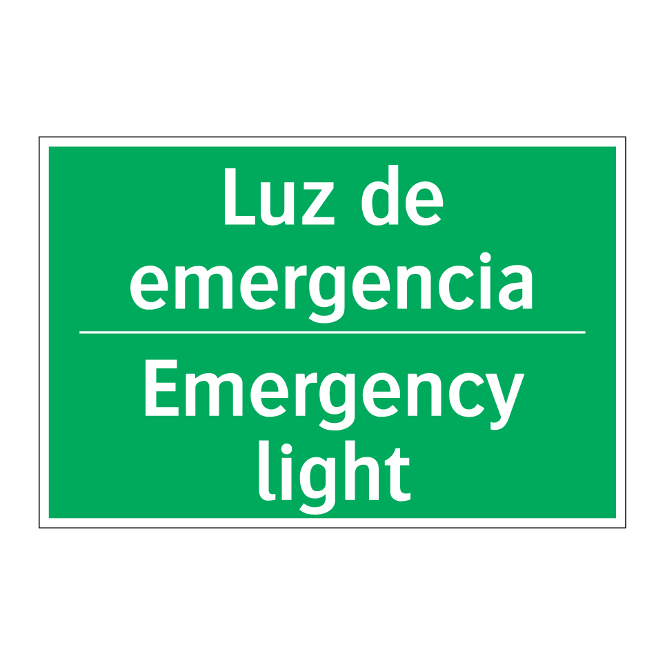 Luz de emergencia - Emergency light