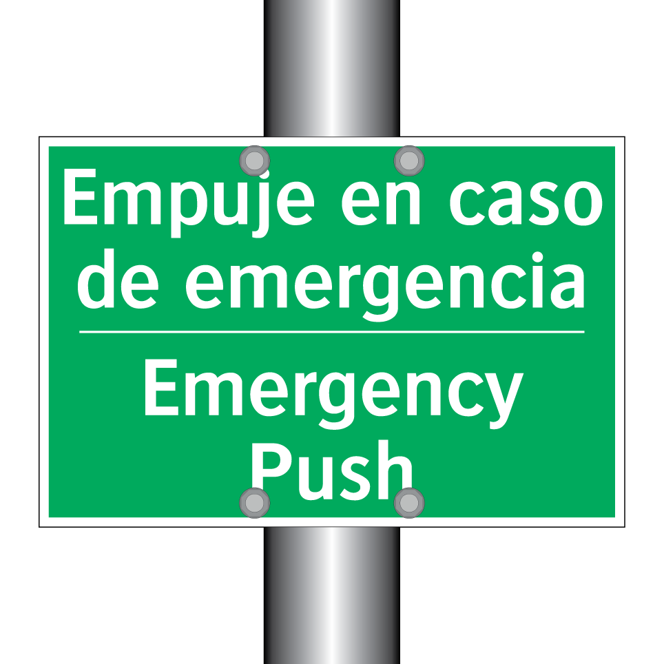 Empuje en caso de emergencia - Emergency Push
